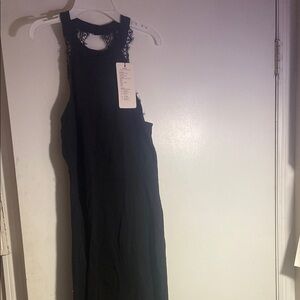 Elegant Black Sleeveless Dress